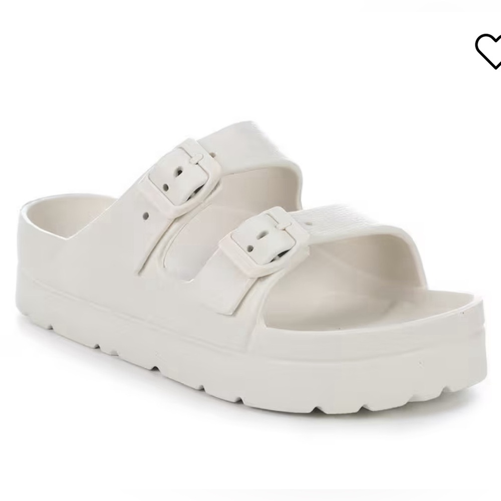 MIA Kiana 2 Strap Platform Sandals Color Sand Women’s Size 10 Brand New In Box